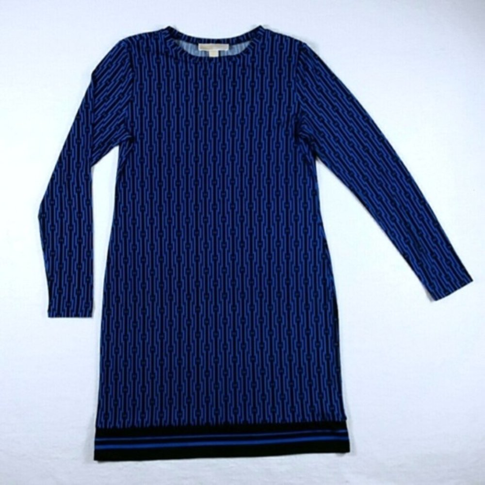 Michael Kors Geometric Knit Dress